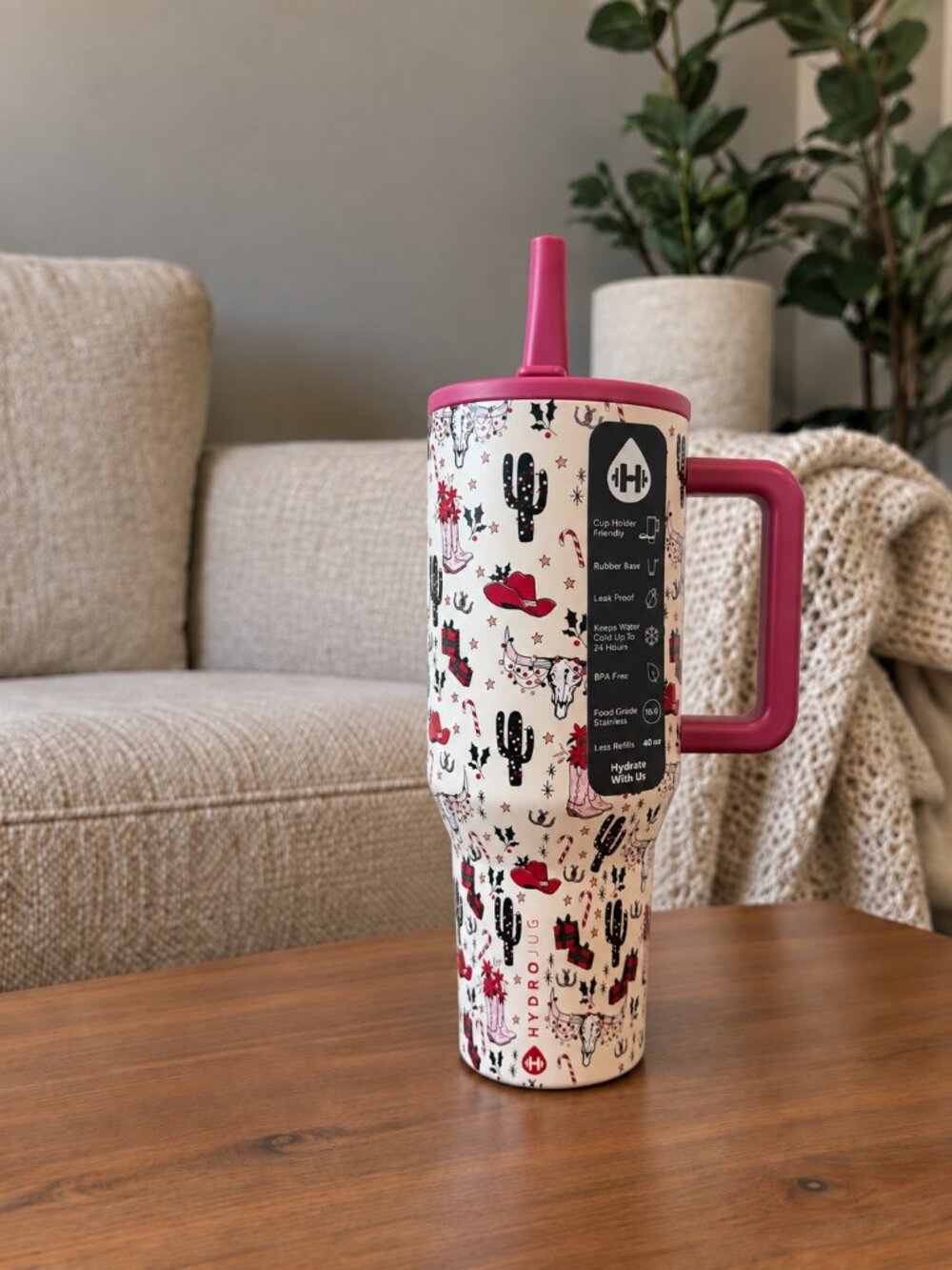 HydroJug 40oz Bottle with Straw